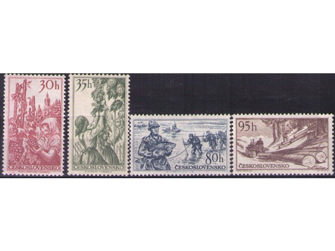 ČS 1956 / 0903-0906 / Bohatstvá zeme **