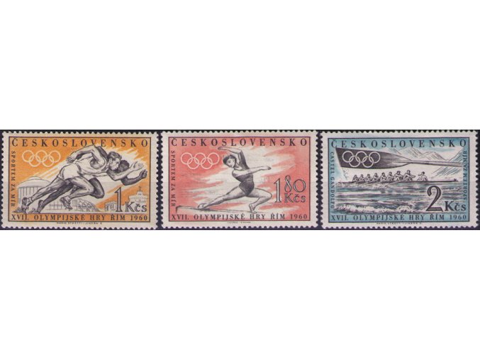 ČS 1960 / 1122-1124 / LOH Rím **