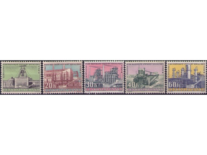 ČS 1960 / 1127-1131 / 3. päťročný plán **