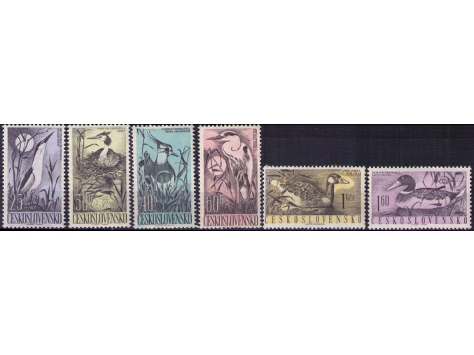 ČS 1960 / 1142-1147 / Vodné vtáctvo **