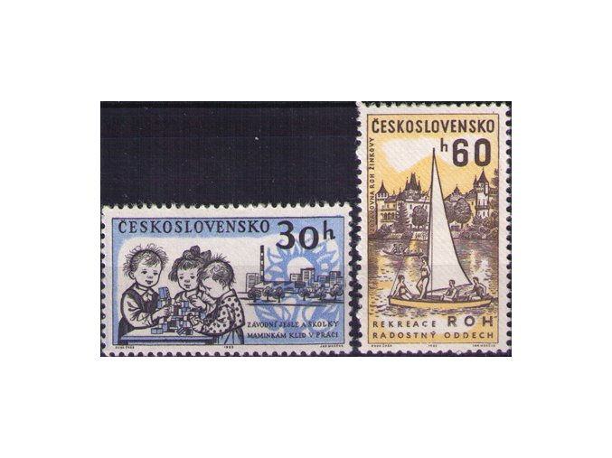 ČS 1962 / 1270-1271 / Jasle, rekreácie ROH **