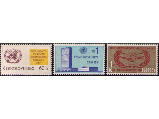 ČS 1965 / 1454-1456 / 20. výročie OSN **