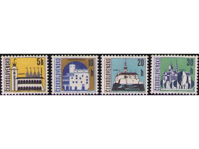 ČS 1965 / 1480-1483 / Mestá I. (výplatné) **