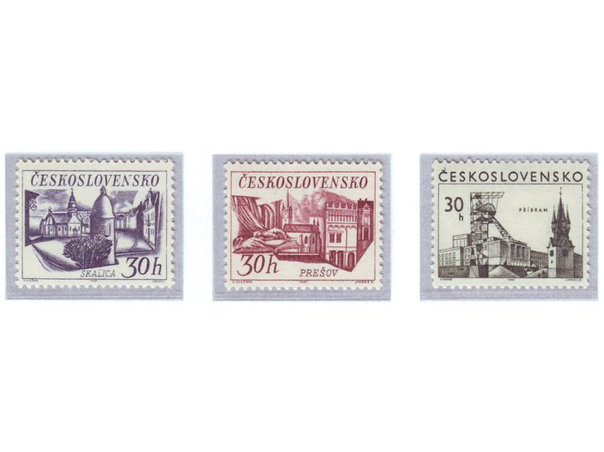 ČS 1967 / 1627-1629 / Mestá **