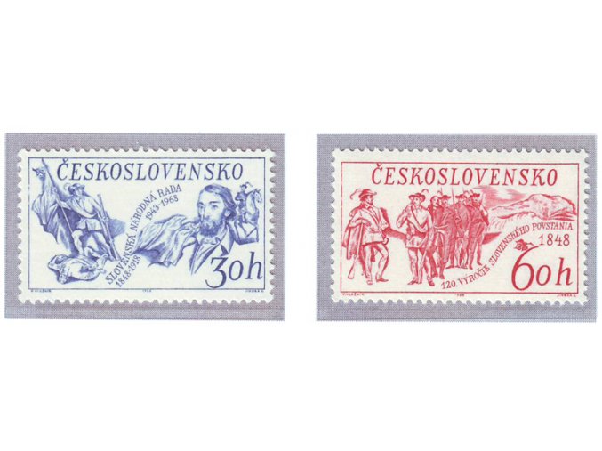 ČS 1968 / 1704-1705 / Slovenské výročia **