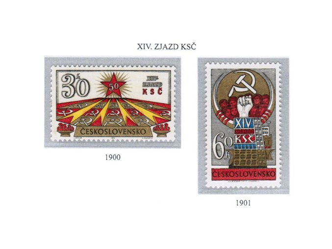 ČS 1971 / 1900-1901 / Zjazd KSČ **