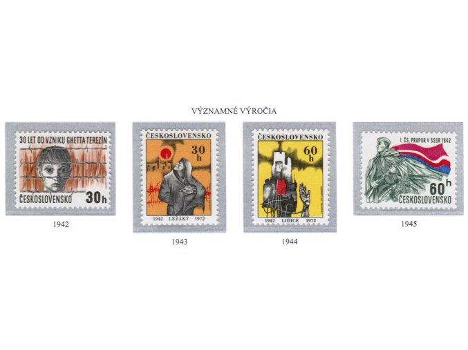 ČS 1972 / 1942-1945 / významné výročia **