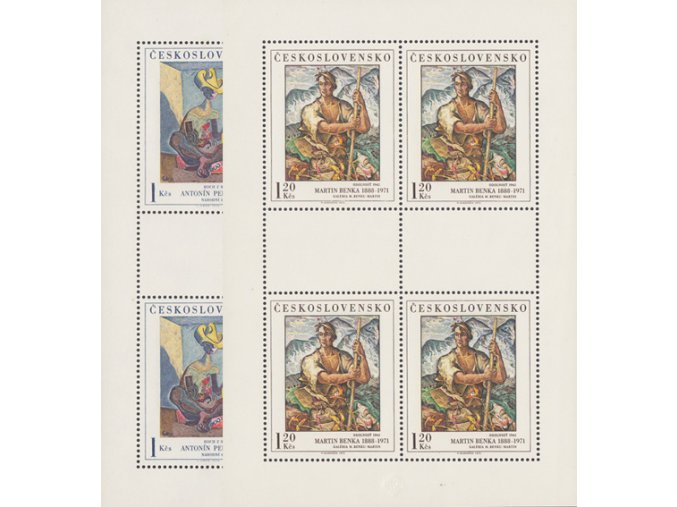 ČS 1973 / 2054-2055 PL / Umenie **