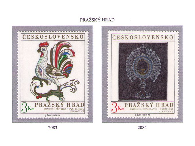 ČS 1974 / 2083-2084 / Pražský hrad **