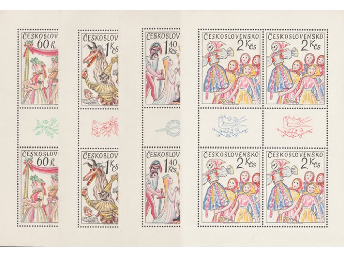 ČS 1975 / 2130-2133 PL / Ľudové obyčaje **
