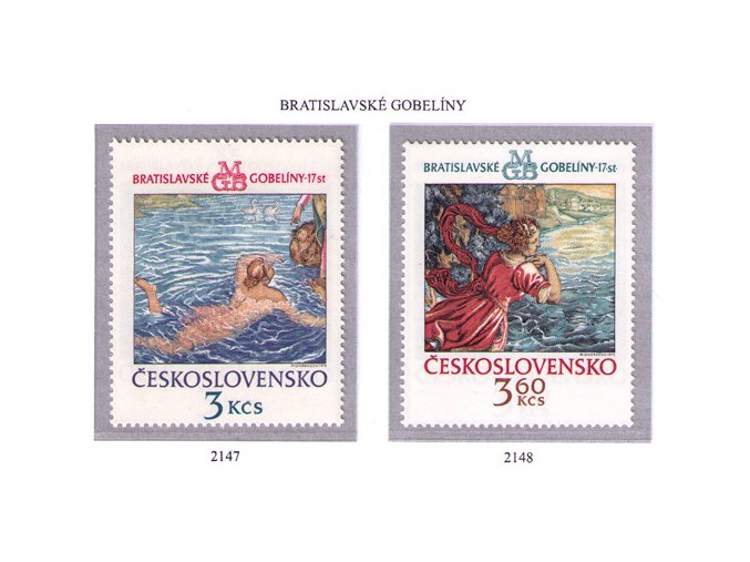 ČS 1975 / 2147-2148 / Bratislavské gobelíny II **