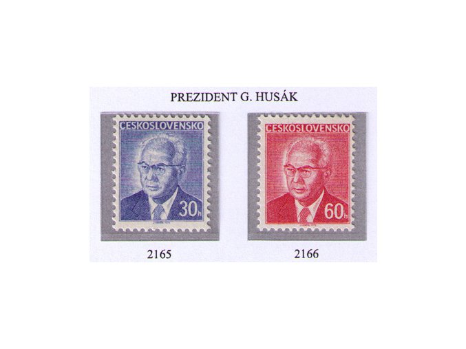 ČS 1975 / 2165-2166 / G. Husák **