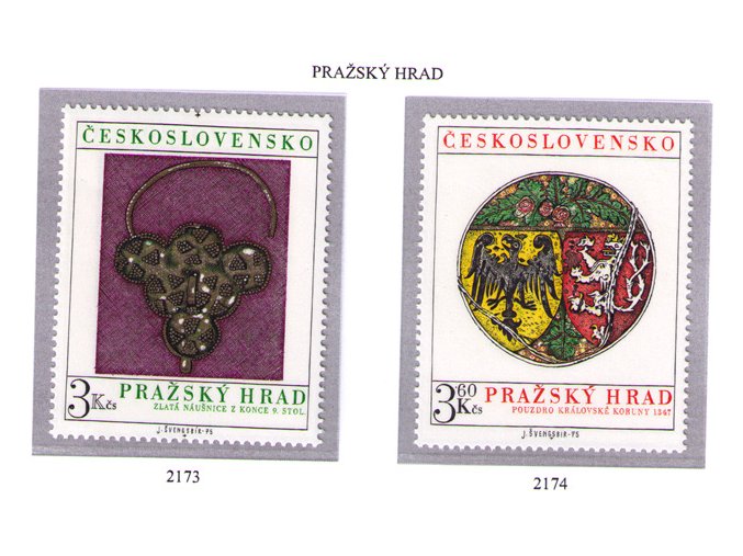 ČS 1975 / 2173-2174 / Pražský hrad **