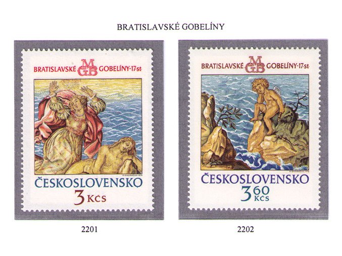 ČS 1976 / 2201-2202 / Bratislavské gobelíny III **