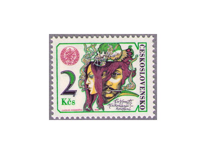 ČS 1976 / 2215 / Boj proti fajčeniu **
