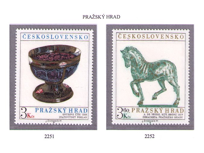 ČS 1977 / 2251-2252 / Pražský hrad **