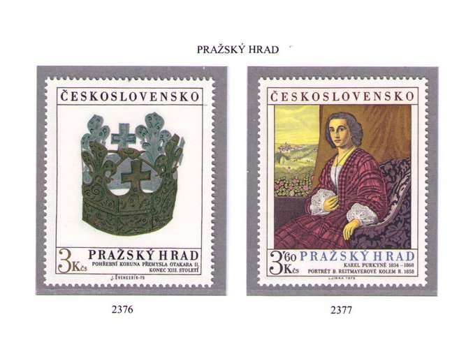 ČS 1979 / 2376-2377 / Pražský hrad **