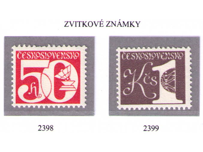 ČS 1979 / 2398-2399 / Zvitkové známky **