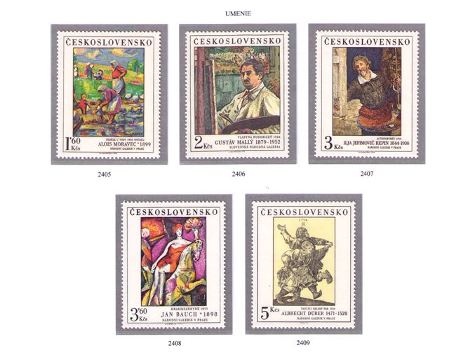 ČS 1979 / 2405-2409 / Umenie **