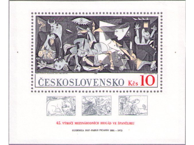 ČS 1981 / 2496 H / Picasso: Guernica **