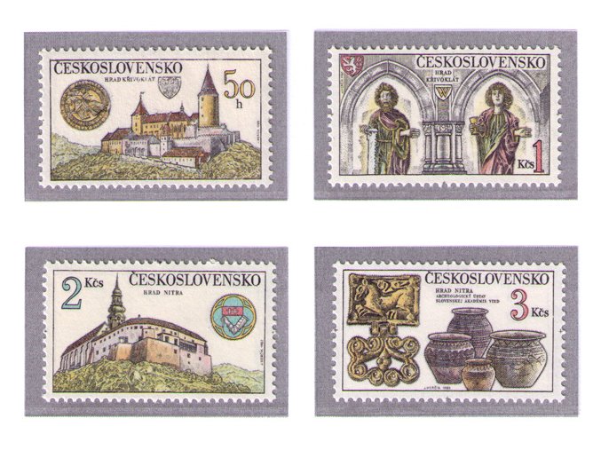 ČS 1982 / 2545-2548 / Hrady a zámky **