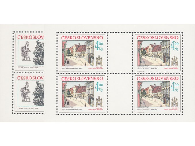 ČS 1983 / 2611-2612 PL / Bratislavské motívy **