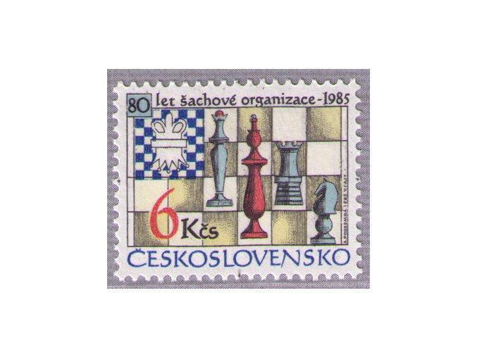 ČS 1985 / 2694 / 80 rokov šachovej federácie **