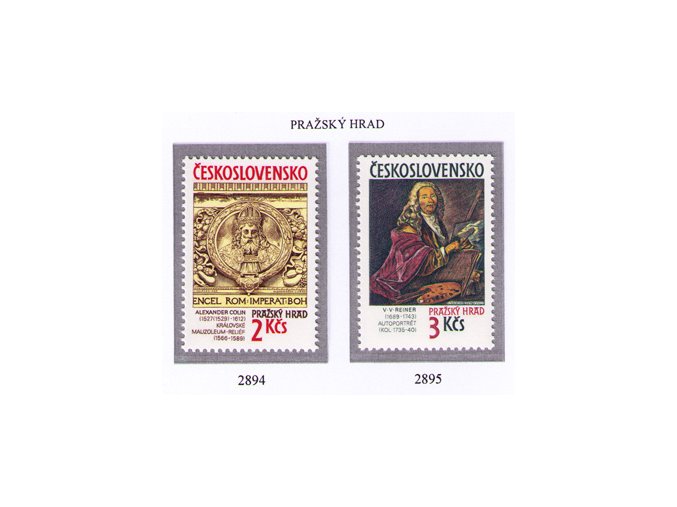 ČS 1989 / 2894-2895 / Pražský hrad **