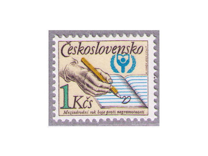 ČS 1990 / 2921 / Boj proti negramotnosti **