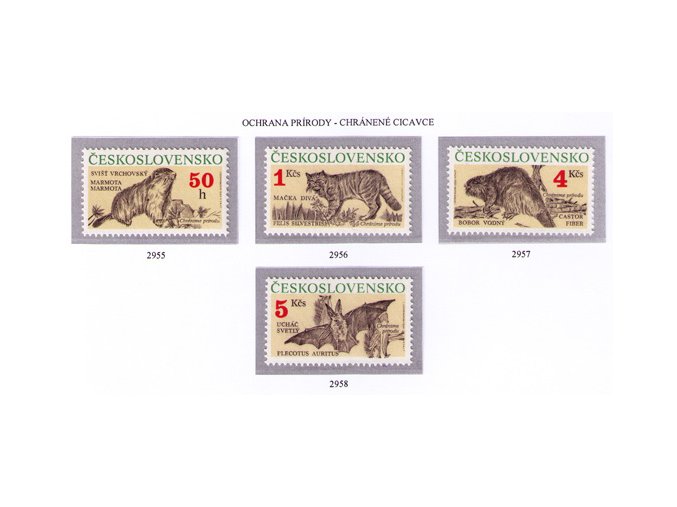 ČS 1990 / 2955-2958 / Ochrana prírody **