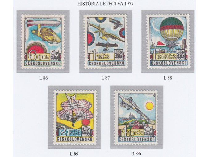 ČS Letecké: L 086-090 História letectva