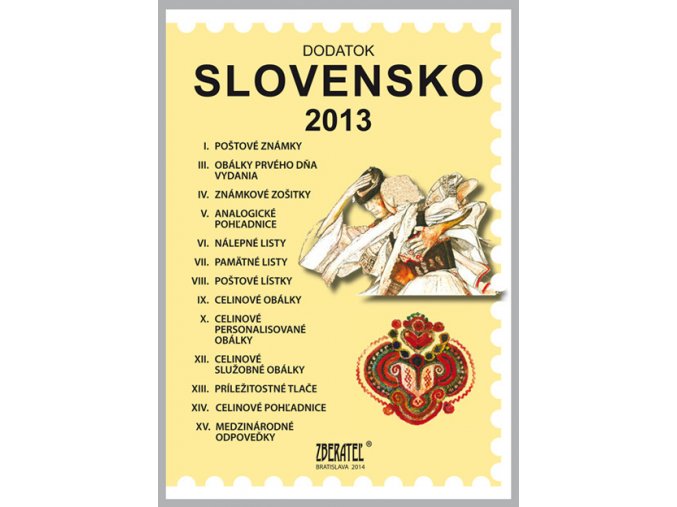 Katalog znamky SR 2013