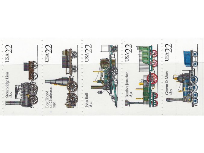 USA 1987 / 1953-1957 / Historické lokomotívy **