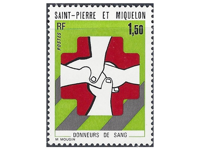 St. Pierre et Miquelon 1974 / 0498 daruj krv **