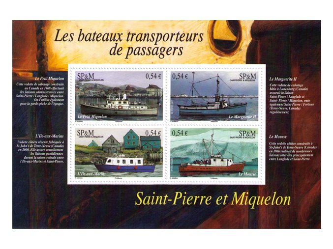 St. Pierre et Miquelon 2007 / 0997-1000 Bl. 9 Lode **