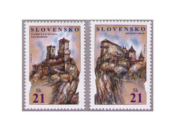 SR 2007 / 403-404 / Oravský hrad, La Rocca Guaita