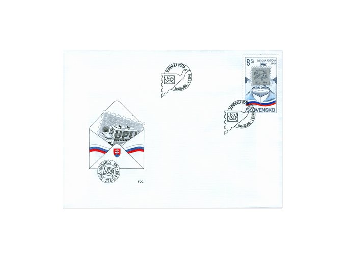 SR 1994 / 038 / 120. výročie UPU FDC
