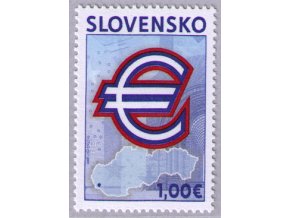 SR 2009 / 437 / Pamätná prvá eurová známka