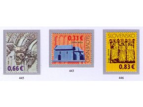SR 2009 / 443, 445, 446 / Kultúrne dedičstvo Slovenska