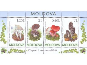 Moldova 694 697 Bl. 49 huby