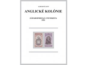 Albumové listy angl kol 1951 Západoindická univerzita