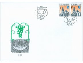 SR 1995 / 060 / Mestá - Nitra FDC