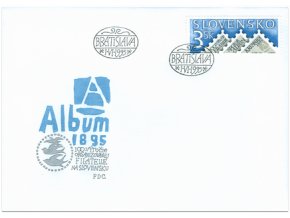 SR 1995 / 069 H / 100. výročie organizovanej filatelie na Slovensku FDC