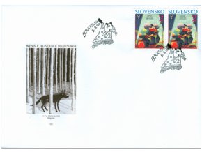 SR 1995 / 075-076 / Bienále ilustrácií Bratislava FDC (2)