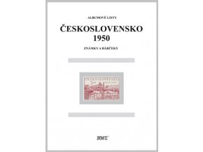 Albumové listy Československo 1950