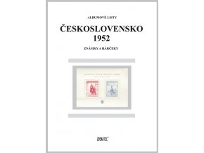Albumové listy Československo 1952