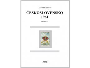 Albumové listy Československo 1961 I