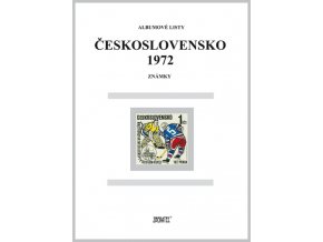 Albumové listy Československo 1972 I