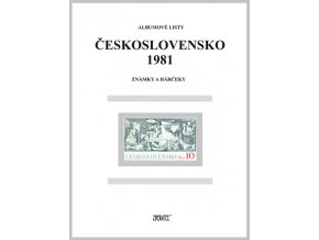 Albumové listy Československo 1981 I