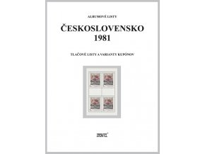 Albumové listy Československo 1981 II